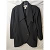 Image 1 : Karl Lagerfeld single button black wool blazer w/pockets