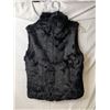 Image 1 : Black reversible Fur vest