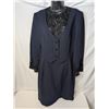 Image 1 : Badgley Mischka Navy and lace dress