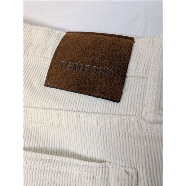 Tom Ford men's cords cream