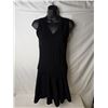 Image 1 : Dex Black short sleeve v-neck dress