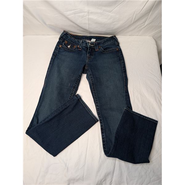 True Religion dark blue jeans