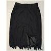 Image 4 : Feraud Skirt Black Tweed with Fringe
