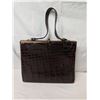 Image 1 : The Martin Made in England Brown crocodile vintage
