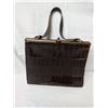 Image 2 : The Martin Made in England Brown crocodile vintage