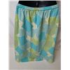 Image 2 : Halston Blue green square pattern skirt