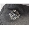 Image 5 : Lot of two hats - Halston black roll rim hat with sequins/NWT Danier Leather ball cap w/jewels