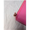 Image 5 : Three item lot - Ted Baker folio/clutch neon pink, white vintage flower purse, pink eel skin clutch/