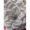 Image 6 : Three item lot - Ted Baker folio/clutch neon pink, white vintage flower purse, pink eel skin clutch/