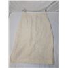 Image 2 : Yves Saint Laurent Vintage cream linen suit - pencil skirt and blouse/blazer