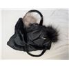Image 3 : Vintage Real Fur handbag black