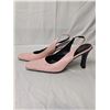 Image 2 : Escada light pink leather metal toe heels