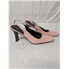 Image 3 : Escada light pink leather metal toe heels
