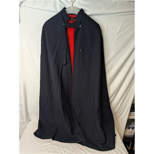 Vintage cape black with orange lining "Big Horn"
