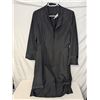 Image 1 : Carolina Herrera long black coat with buttons & ribbon detail