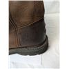 Image 3 : CAT Brown leather steel toe work boots