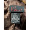 Image 5 : Via faux fur Brown bomber jacket