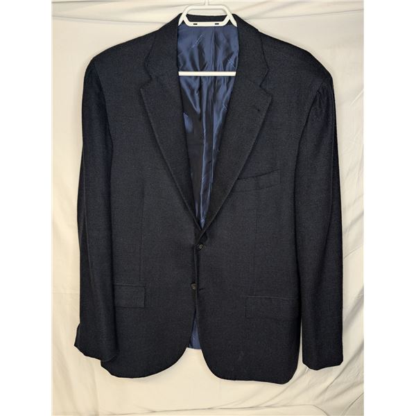 Kiton men's Navy Blazer 100% cashmere *liner repair needed