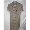 Image 1 : Burberry dress taupe trench coat style short sleeve with belt