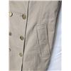 Image 3 : Burberry dress taupe trench coat style short sleeve with belt