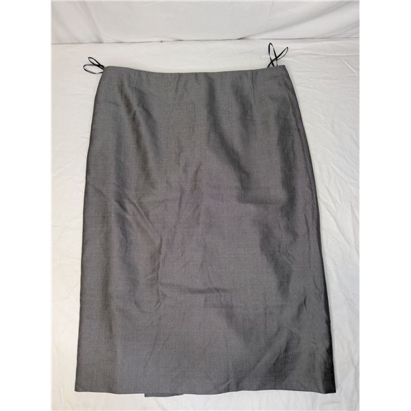 Escada grey pencil skirt