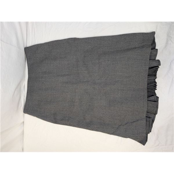 Valentino pleated kick panel pencil skirt