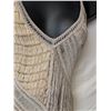 Image 2 : Roberto Cavalli halter dress beige tassels with stone print