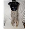 Image 4 : Roberto Cavalli halter dress beige tassels with stone print