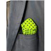 Image 2 : Ralph Lauren men's Navy Blazer with green pocket square
