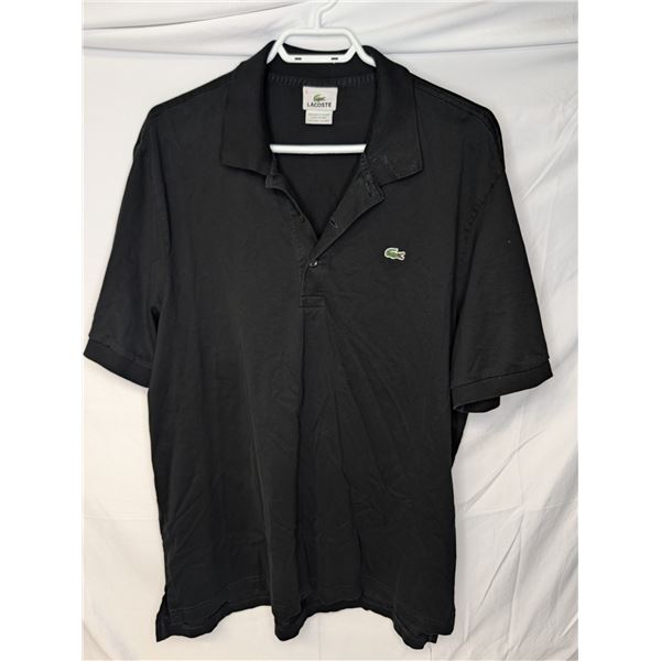 Lacoste men's black polo