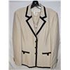 Image 1 : Escada skirt and jacket set Cream w/ black dots