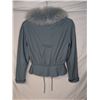 Image 5 : Walk Rite blue suede cropped jacket with fur collar