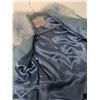 Image 8 : Walk Rite blue suede cropped jacket with fur collar