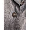 Image 4 : Burberry black textured leather jacket with brown buttons