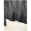 Image 7 : Burberry black textured leather jacket with brown buttons