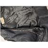 Image 9 : Burberry black textured leather jacket with brown buttons