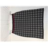 Image 1 : Karl Lagerfeld skirt black grey windowpane pattern