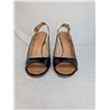 Image 1 : Giuseppe Zanotti heels black patent with beige leather and texture heel