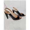 Image 5 : Giuseppe Zanotti heels black patent with beige leather and texture heel