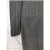Image 3 : Loro Piani Long grey cashmere cardigan with chinchilla collar