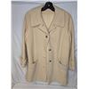 Image 1 : Vintage cashmere coat cream colour bronze buttons one button in pocket