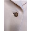 Image 2 : Vintage cashmere coat cream colour bronze buttons one button in pocket