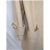 Image 3 : Vintage cashmere coat cream colour bronze buttons one button in pocket