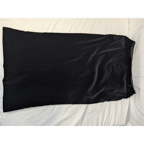 Chanel velvet pencil skirt long