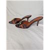 Image 2 : Gucci kitten heels brown/blue/orange