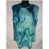 Image 1 : Balmain tie dye tank top blue tones with gold details
