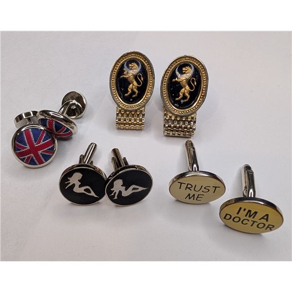 Lot of miscellaneous cufflinks