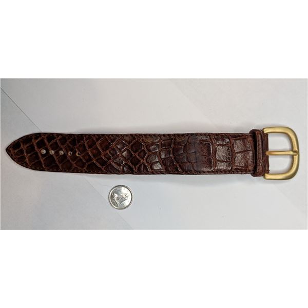 Donna Karan alligator leather bracelet