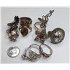 Image 1 : Sterling Silver Ring Lot