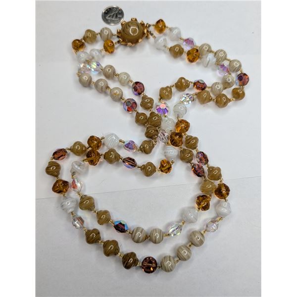 Two strand fashion necklace